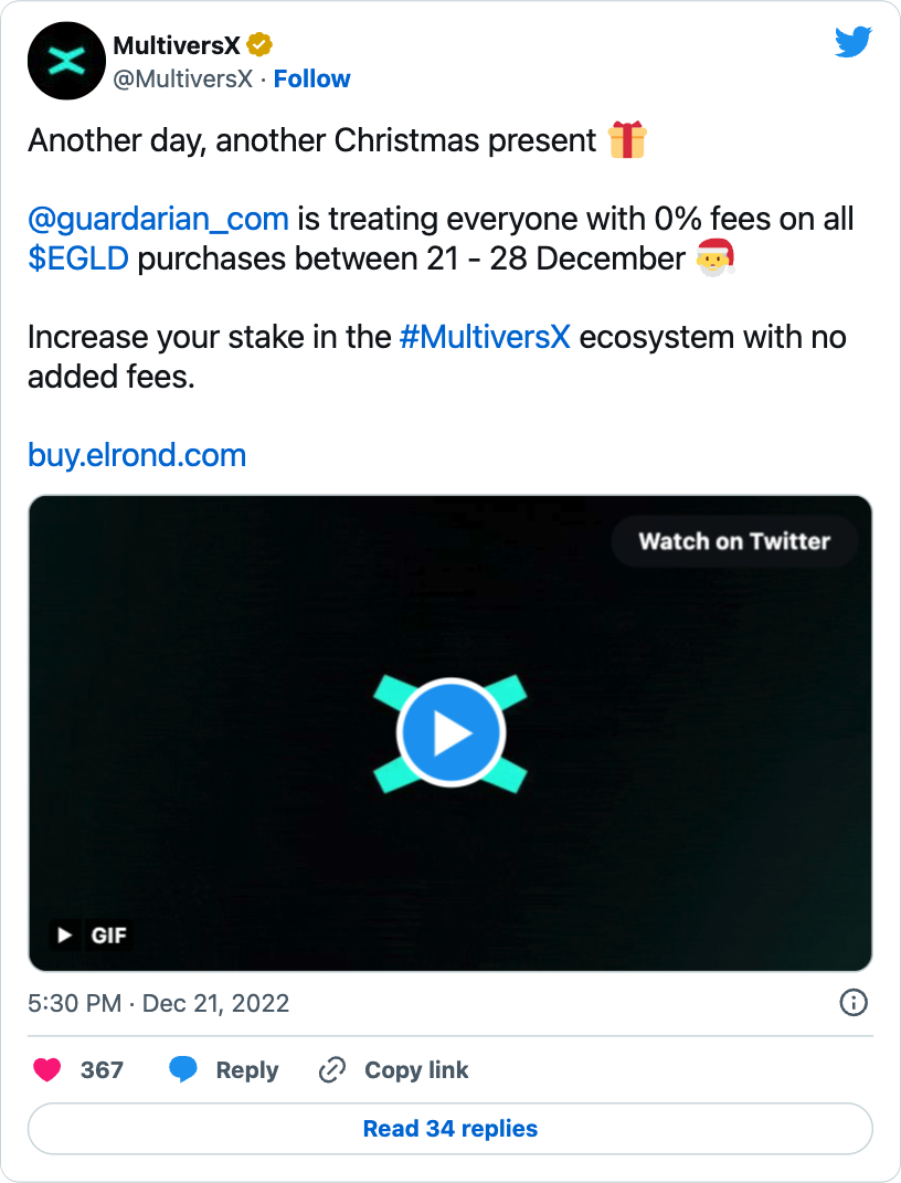 MultiversX collaboration - How to promote your crypto token with Guardarian