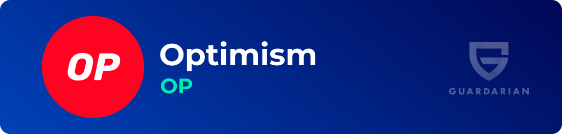Optimism logo. Arbitrum vs Optimism: Comprehensive ARB vs OP comparison.