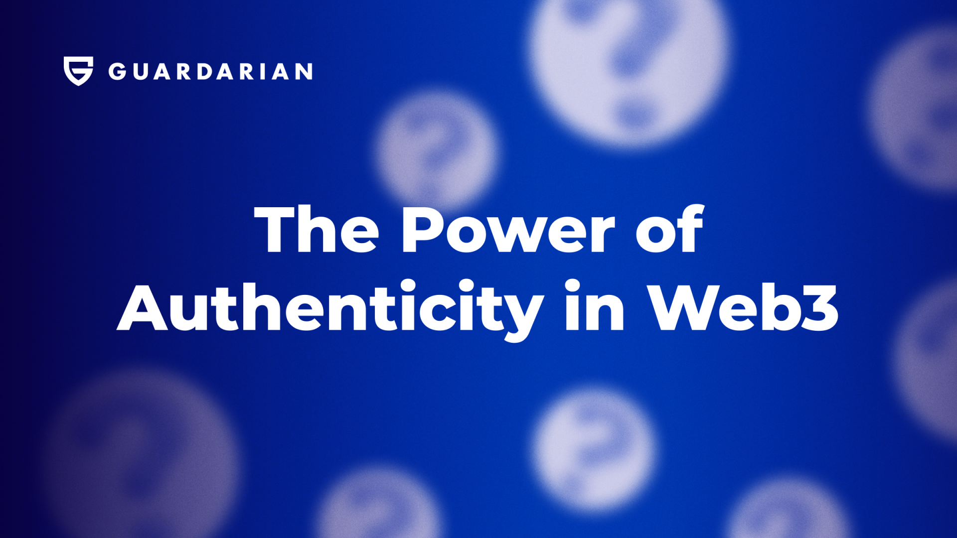 The Power of Authenticity in Web3