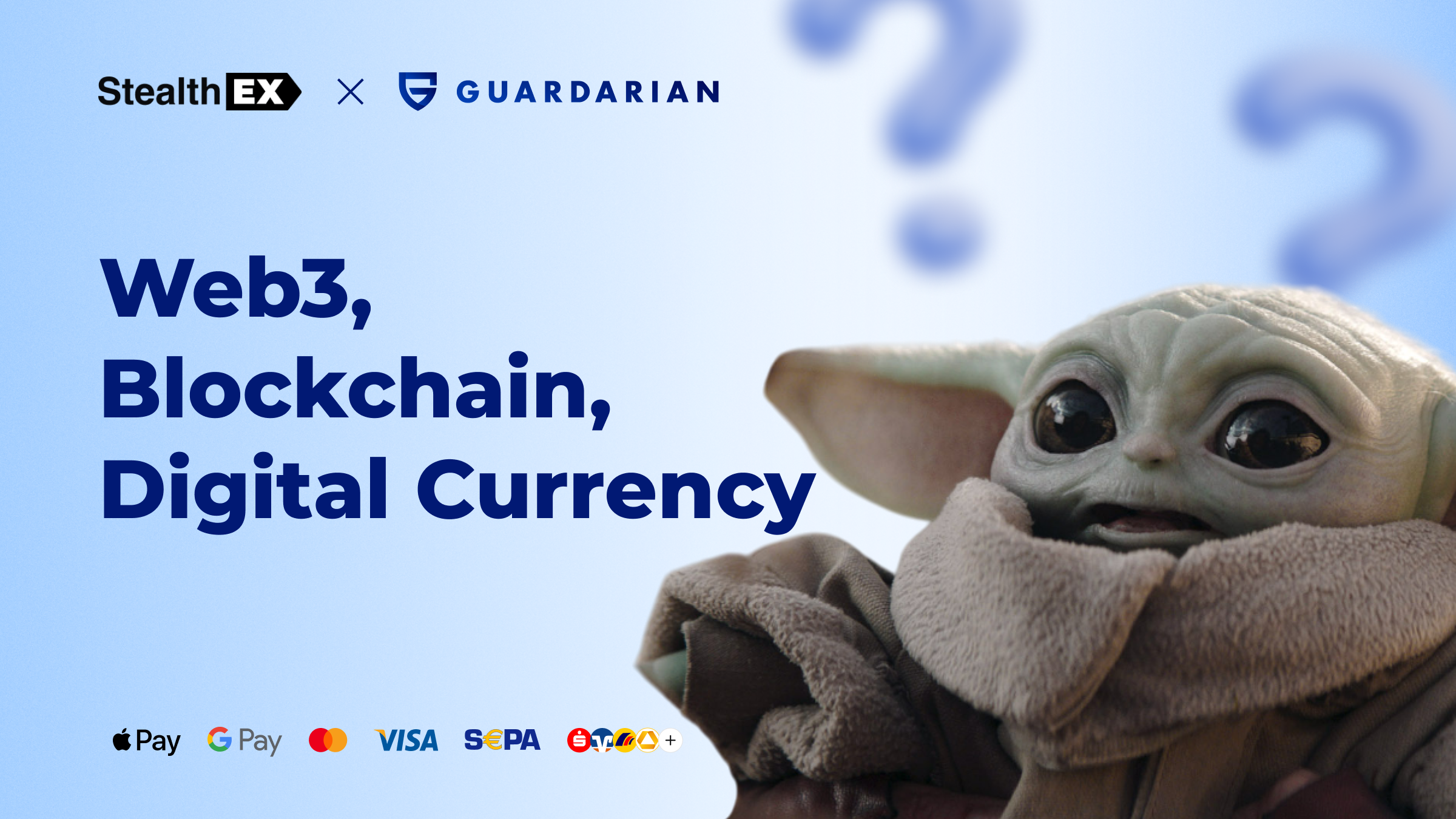 Web3, Blockchain, Digital Currency. Guardarian on StealthEX