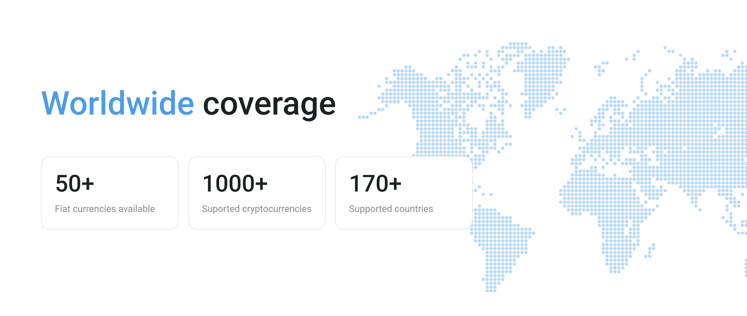 Crypto worldwide coverage