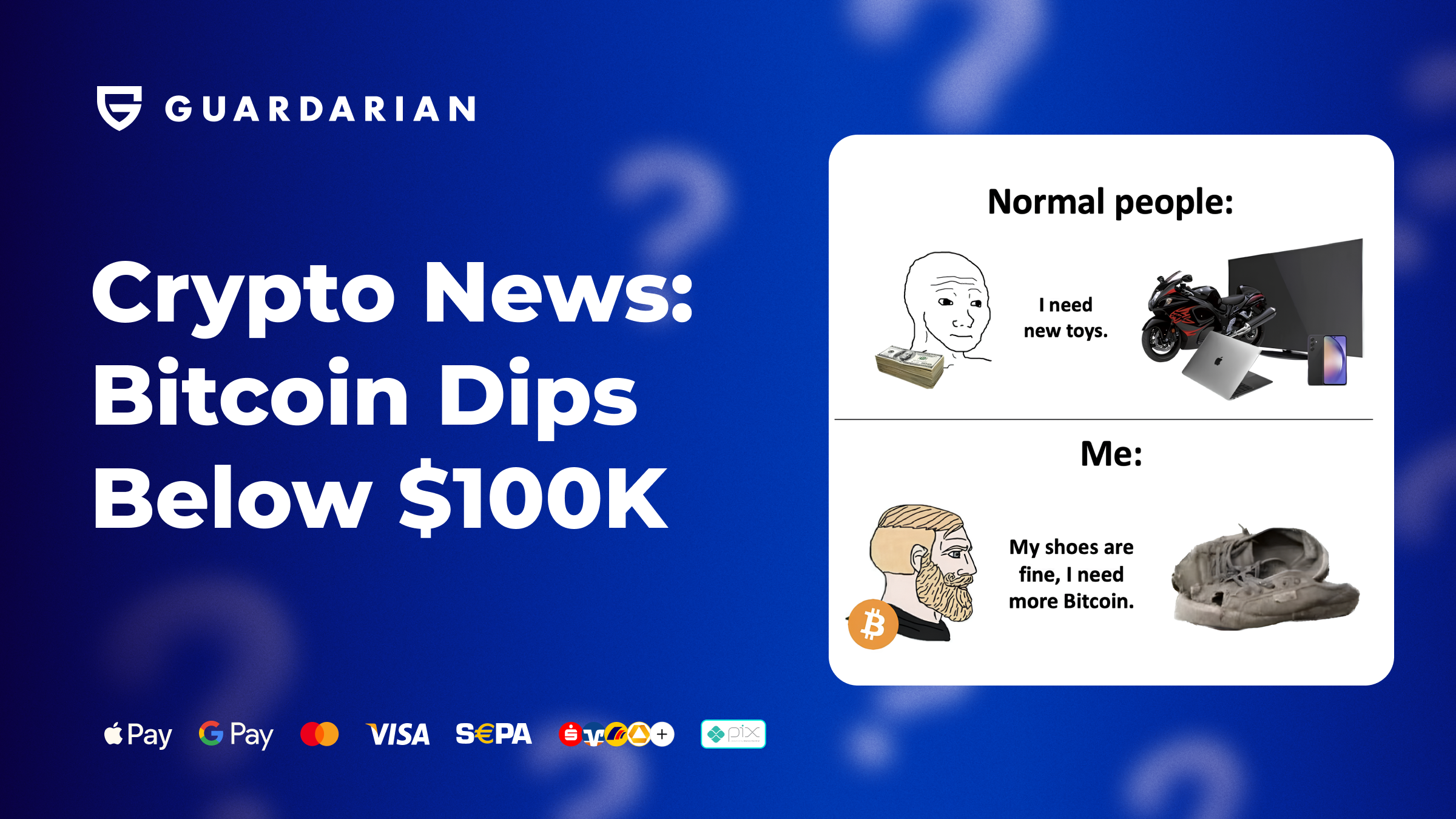 Crypto News: Bitcoin Dips Below $100K