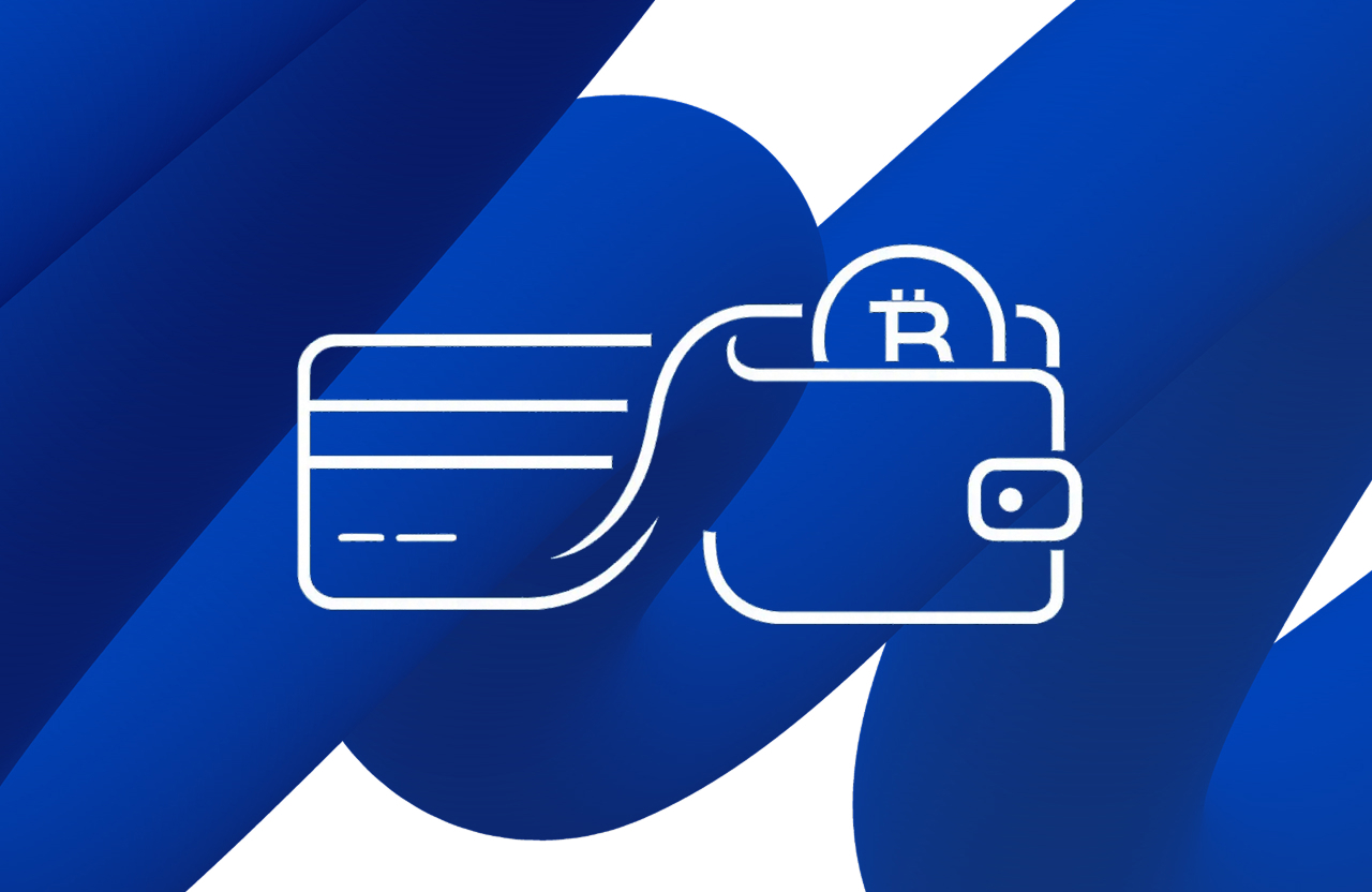 Card turns into a crypto wallet