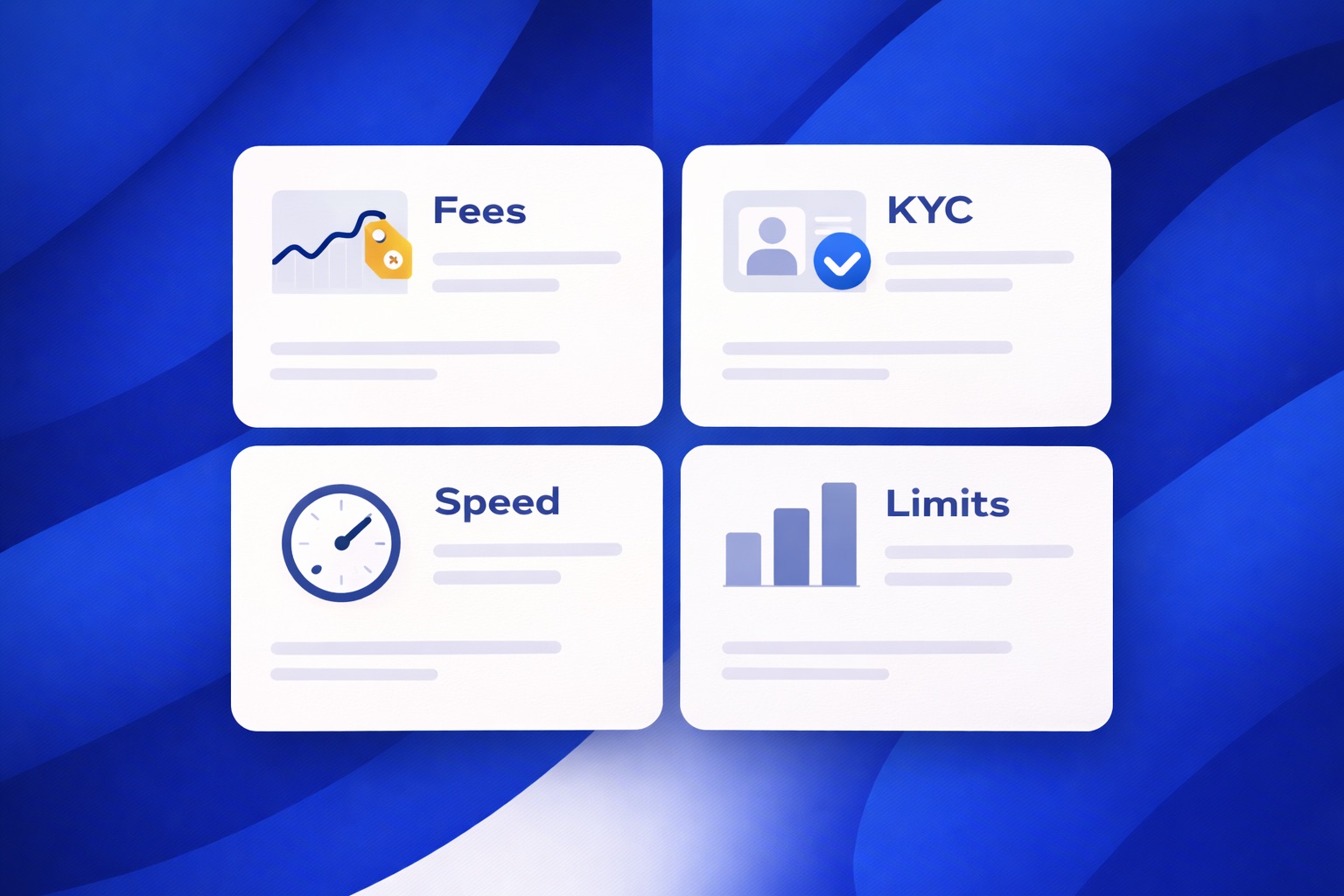 Feature by feature breakdown of two crypto companies