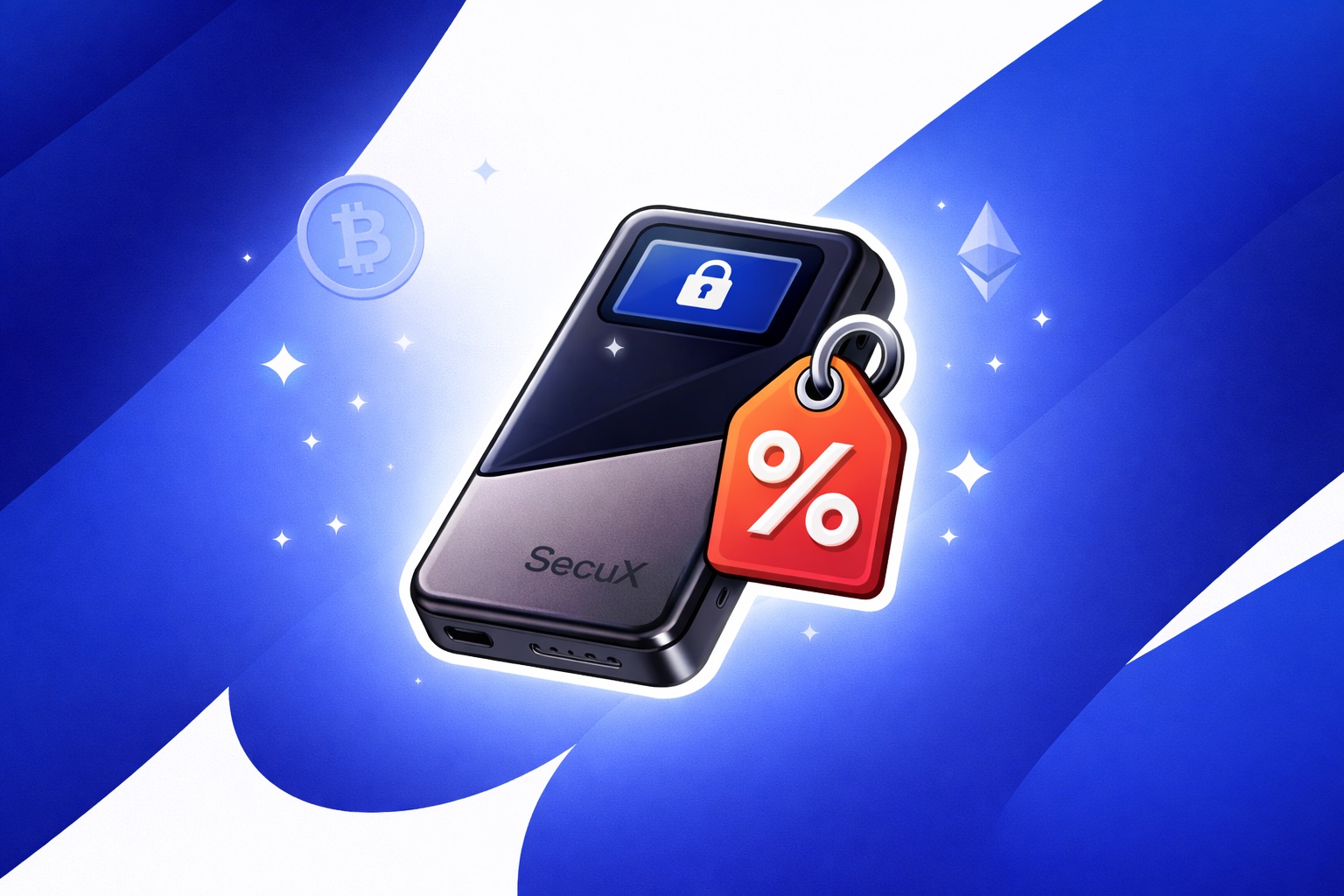 Hardware crypto wallet with a discount