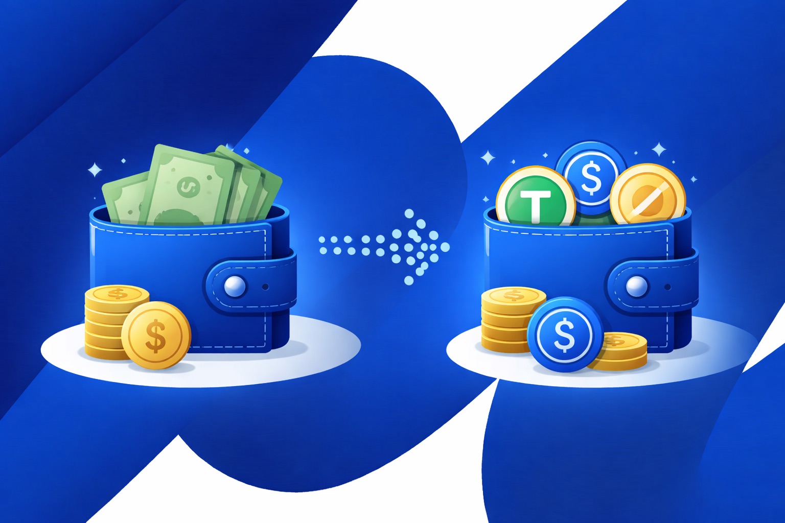 Fiat-to-crypto exchange