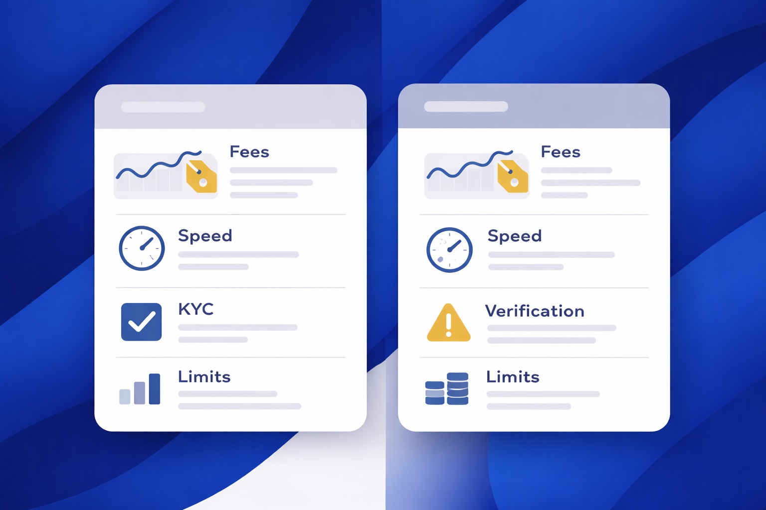 Quick comparison of two companies