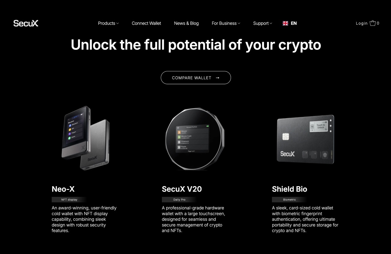 Security of hardware crypto wallet