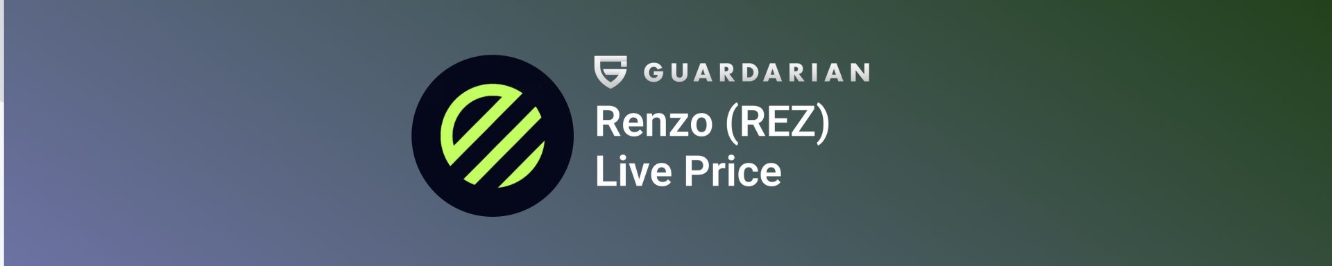 Renzo (REZ) Price