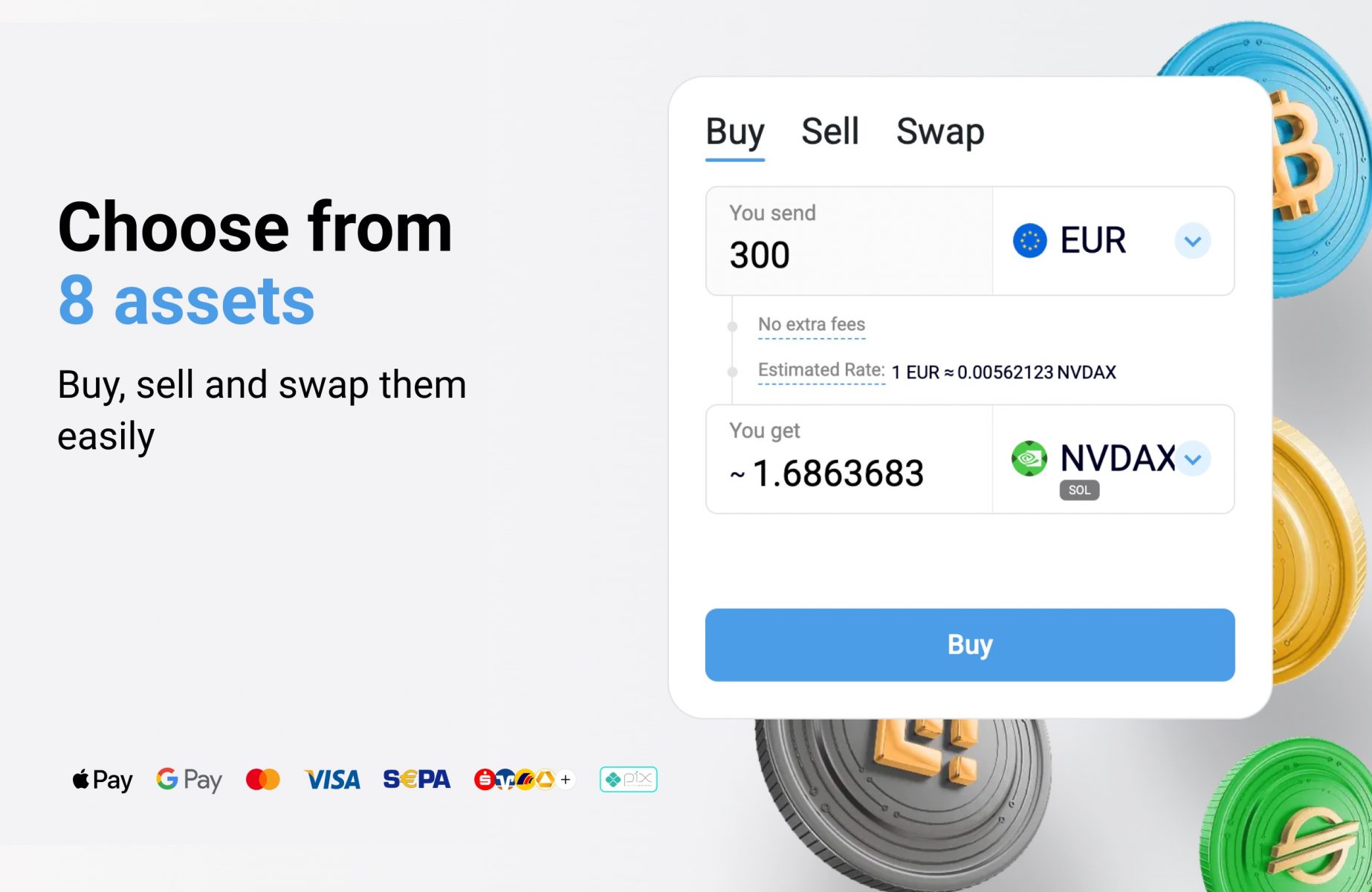 Guardarian widget with xStocks