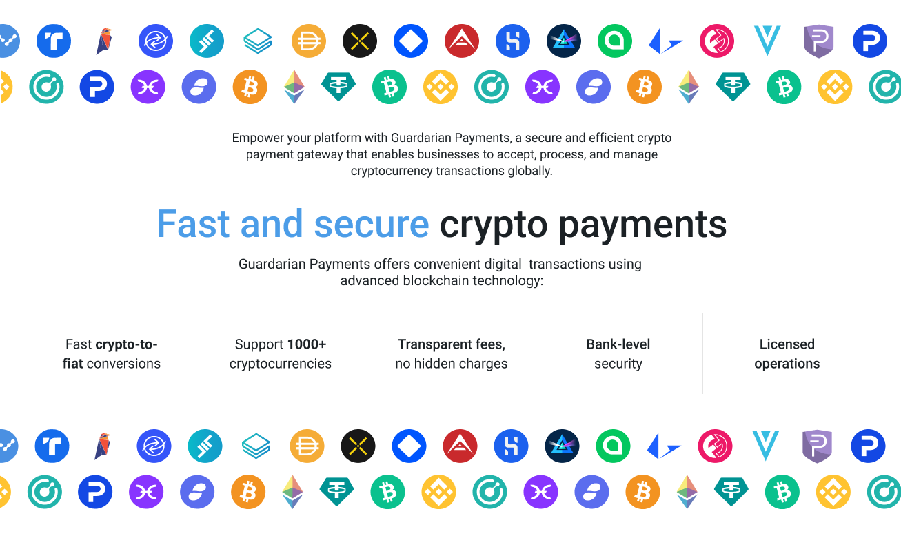 Guardarian payment gateway – the only solution for your business |  Guardarian